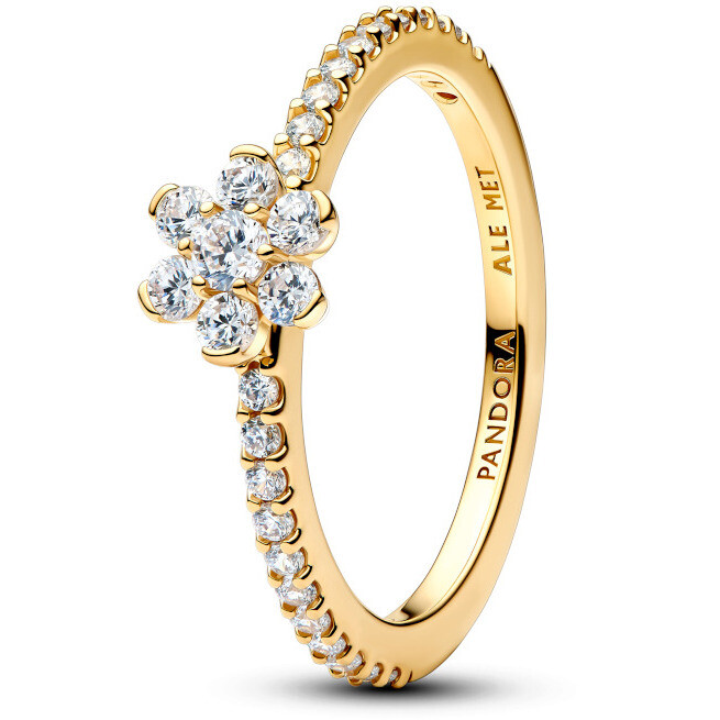 Pandora Luminous Flower Ring in Gold Plated
