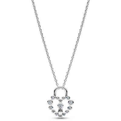 Pandora Luminous Heart Lock Necklace