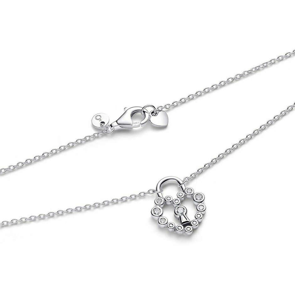 Pandora Luminous Heart Lock Necklace