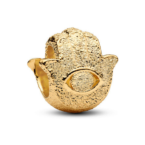 Pandora Mini Charm Hand of Fatima Diamond Gold Plating