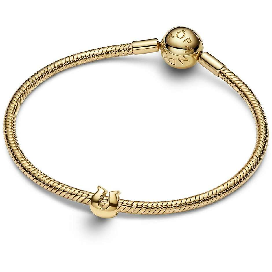 Pandora Mini Charm Horseshoe Gold Plated