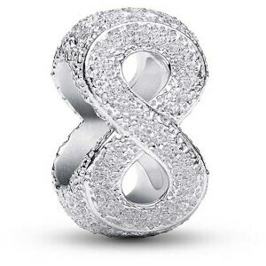 Pandora Mini Charm Infinity Diamond Effect