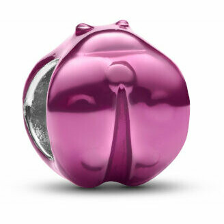 Pandora Mini Charm Ladybug Metallic Pink