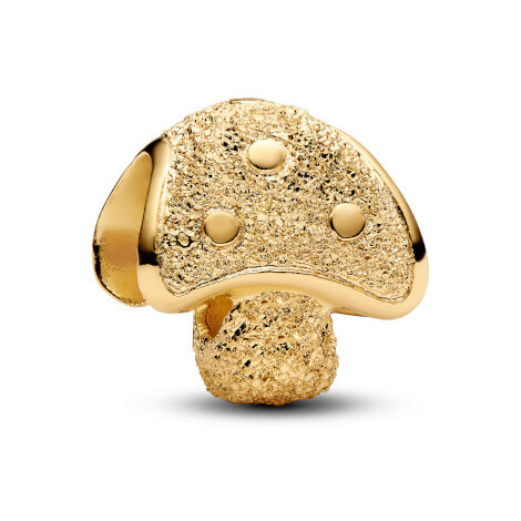 Pandora Mini Charm Mushroom Diamond Gold Plated