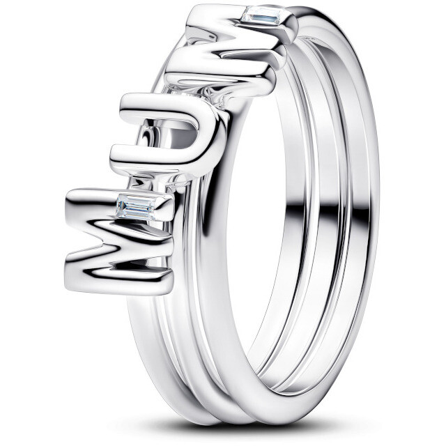 Pandora "Mum" Divisible Ring in Silver