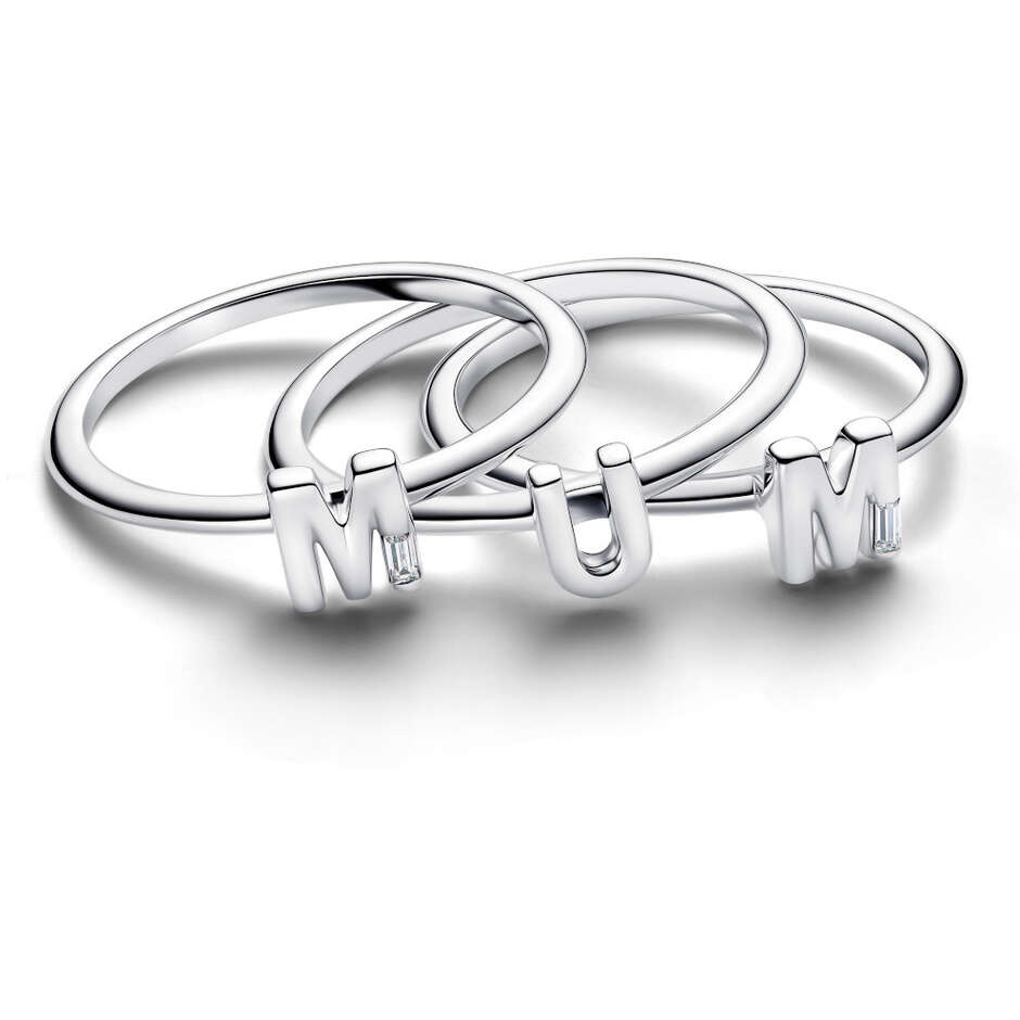 Pandora "Mum" Divisible Ring in Silver