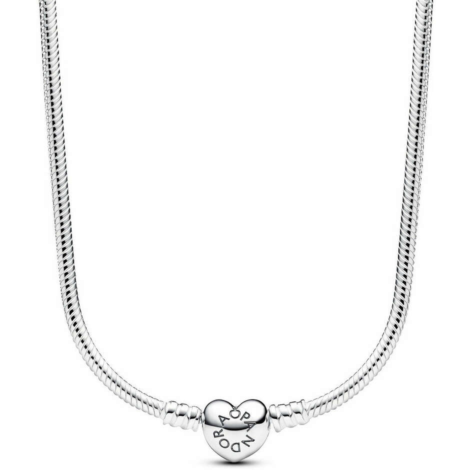  Pandora Necklace Heart Lock