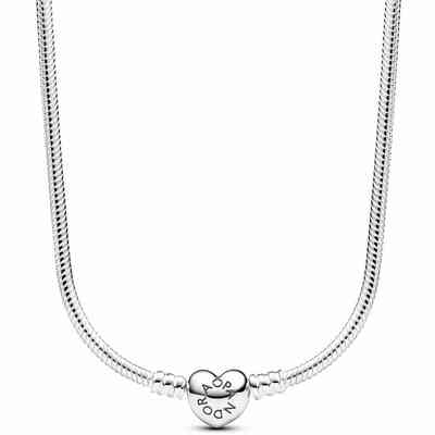  Pandora Necklace Heart Lock