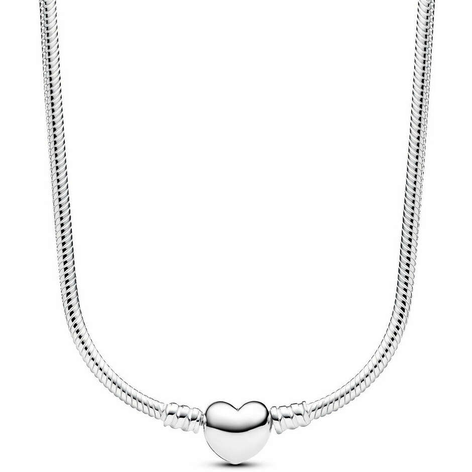  Pandora Necklace Heart Lock