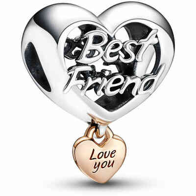 Pandora Openwork Best Friend Charm Pandora Openwork Best Friend Charm