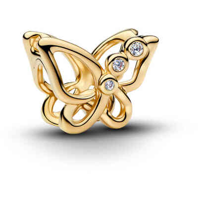 Pandora Openwork Butterfly Charm Gold Plated