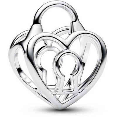 Pandora Openwork Heart Lock Charm