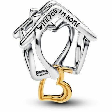 Pandora Openwork Home Charm "With You I'm Home" Pandora Openwork Home Charm "With You I'm Home"