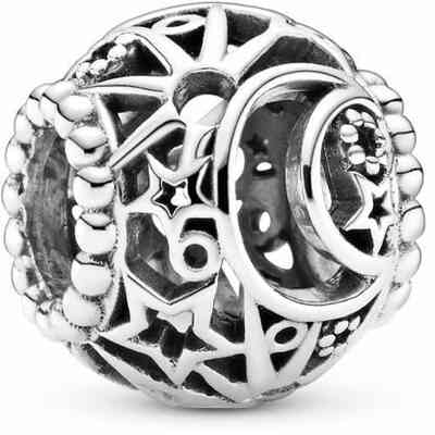 Pandora Openwork Sun Stars and Moon Charm Pandora Openwork Sun Stars and Moon Charm