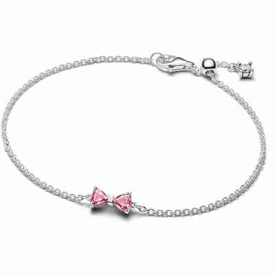Pandora Pink Bright Bow Bracelet in Silver Pandora Pink Bright Bow Bracelet in Silver