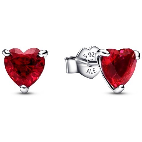 Pandora Red Hearts Earrings