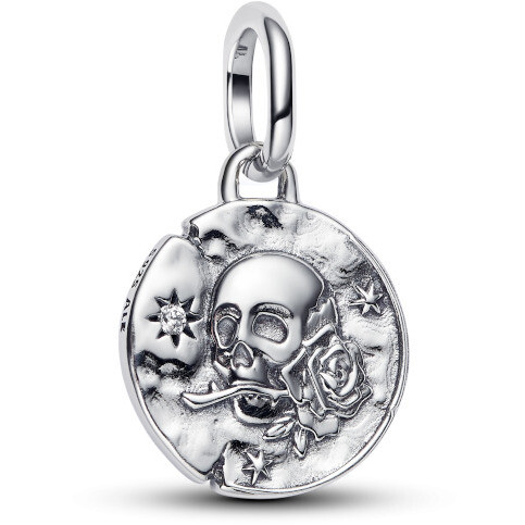 Pandora Skull Medallion "Carpe Diem"