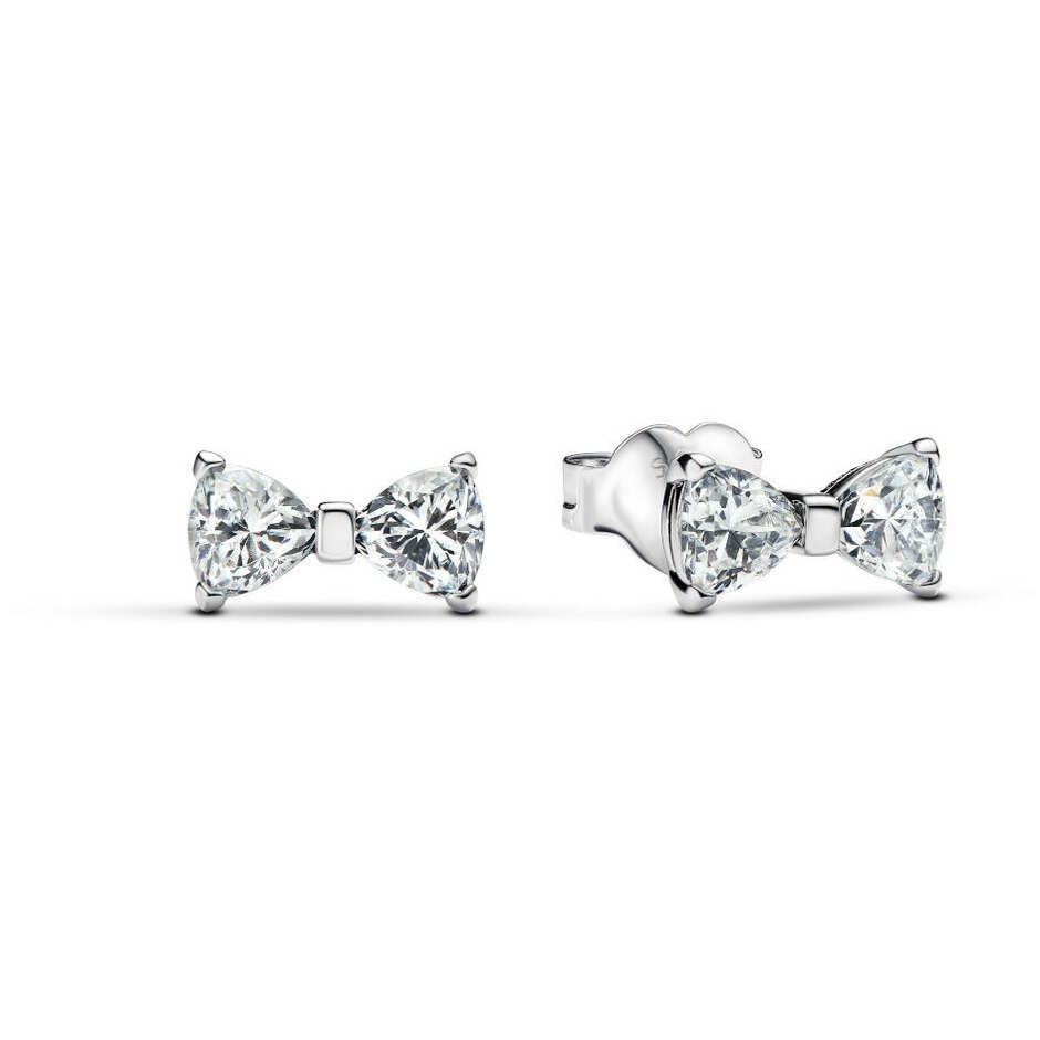 Pandora Small Light Bow Earrings