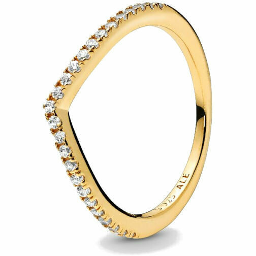 Pandora Sparkling Wish Ring in Yellow Gold Plated