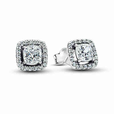 Pandora square light point earrings in silver Pandora square light point earrings in silver