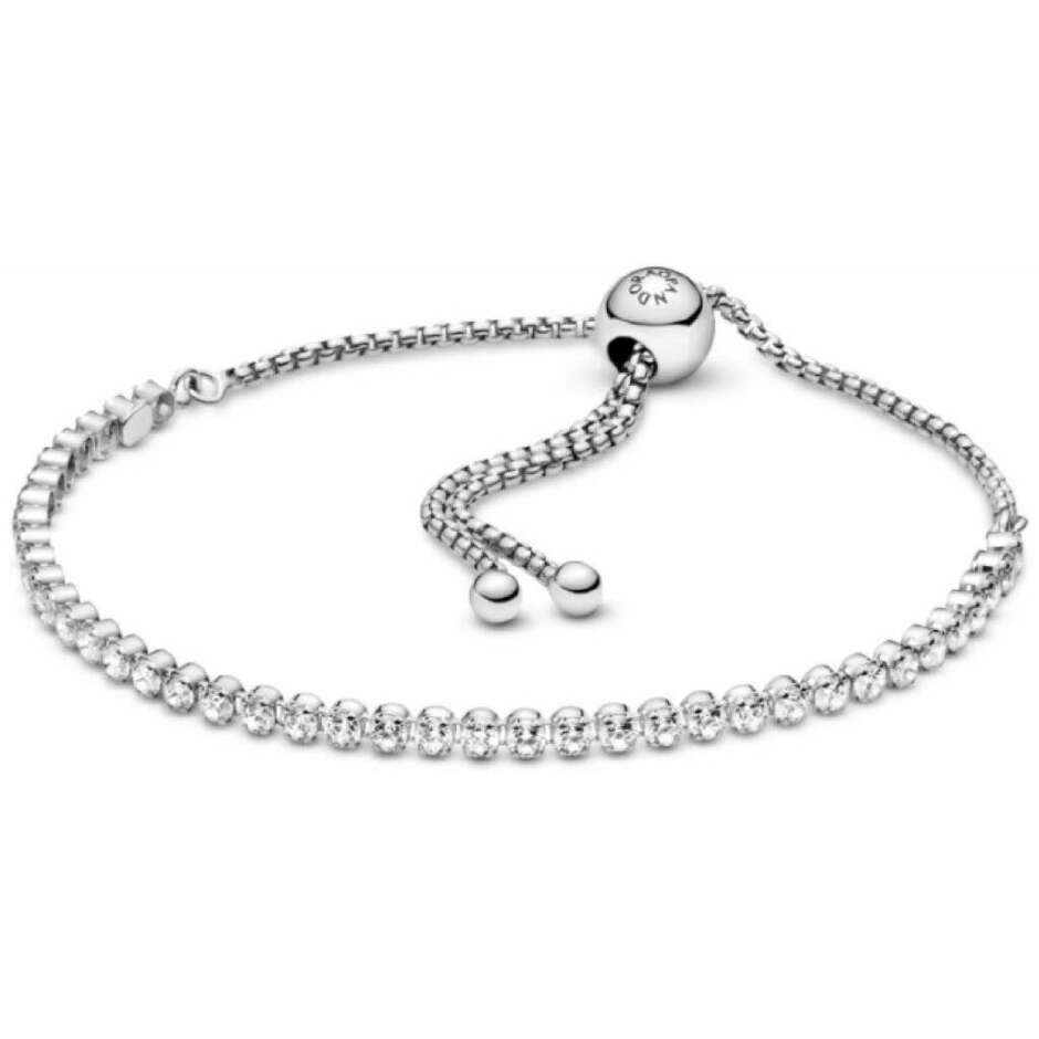 Pandora tennis bracelet with adjustable clasp