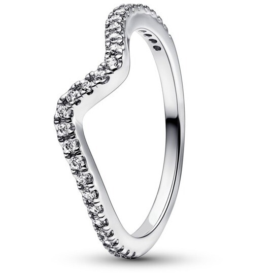 Pandora Wave Ring Bright Stones