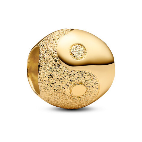 Pandora Yin & Yang Mini Charm in Gold Plated Diamond