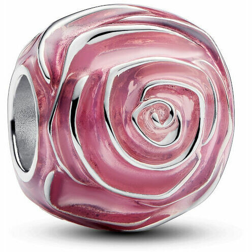 Pink Rose Pandora Charm