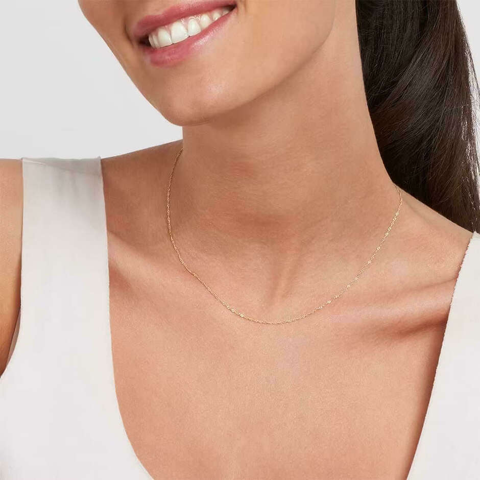 Poems chain necklace in yellow gold for women by Stroili