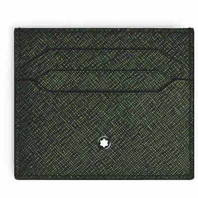 Porta carte di credito Montblanc Sartorial Kaki nero Porta carte di credito Montblanc Sartorial Kaki nero