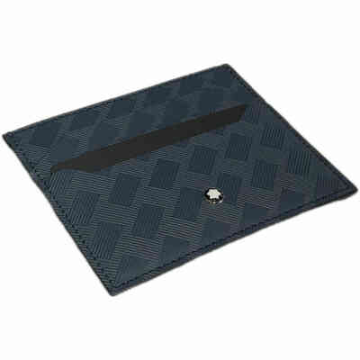Porta carte Montblanc Extreme 3.0 in pelle blu Porta carte Montblanc Extreme 3.0 in pelle blu