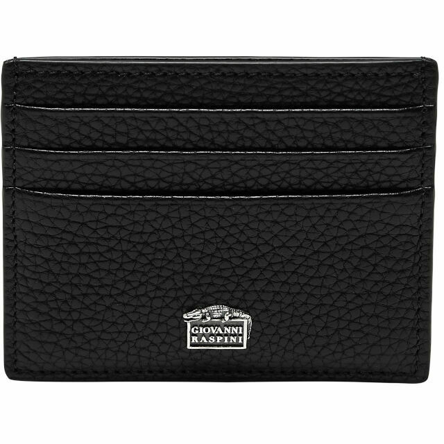Portacarte Giovanni Raspini in pelle goffrata 6 scomparti