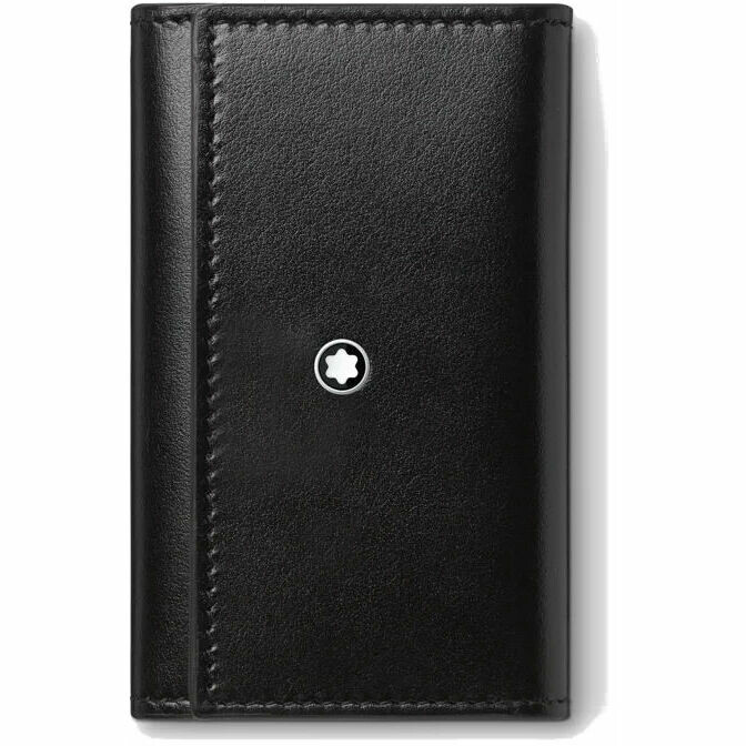 Portachiavi ad astuccio Montblanc Meisterstuck in pelle nero