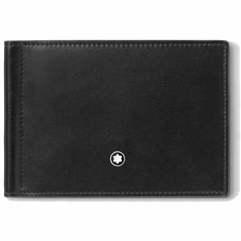Portafoglio Montblanc Meisterstuck in pelle con fermasoldi