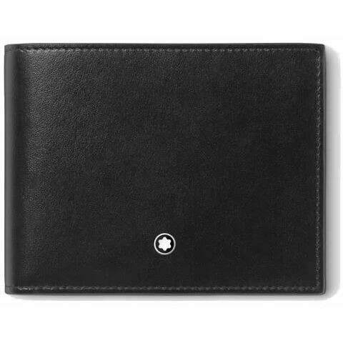 Portafoglio Montblanc Meisterstuck in pelle nera con 12 scomparti per carte