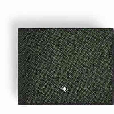 Portafoglio Montblanc Sartorial 6 tasche Kaki nero Portafoglio Montblanc Sartorial 6 tasche Kaki nero