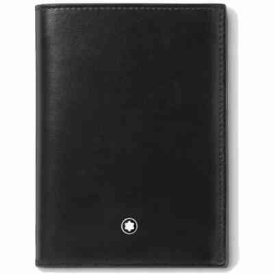 Portafoglio verticale Montblanc Meistertuck 7 scomparti con porta documento Portafoglio verticale Montblanc Meistertuck 7 scomparti con porta documento