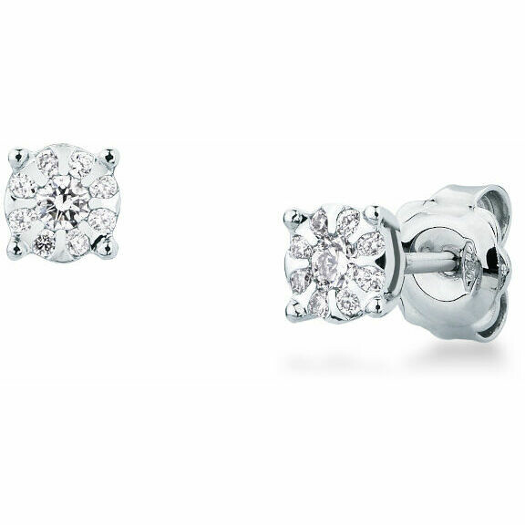 Punto Luce Mirco Visconti earrings in white gold and diamonds