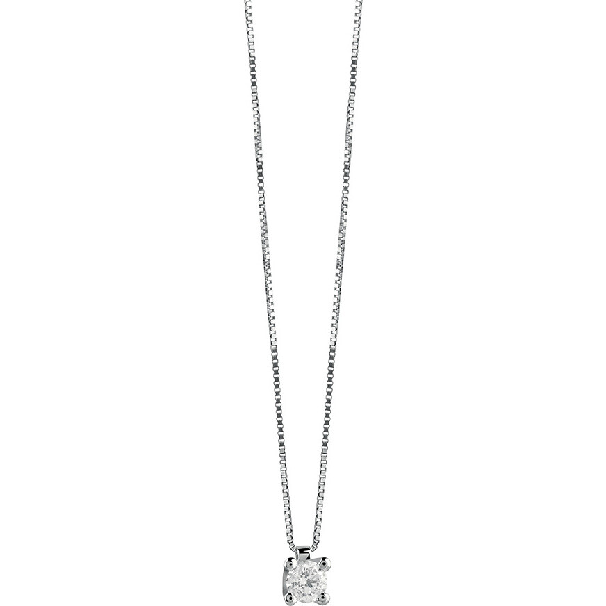 Punto Luce Salvini Virginia Necklace in White Gold with Diamonds