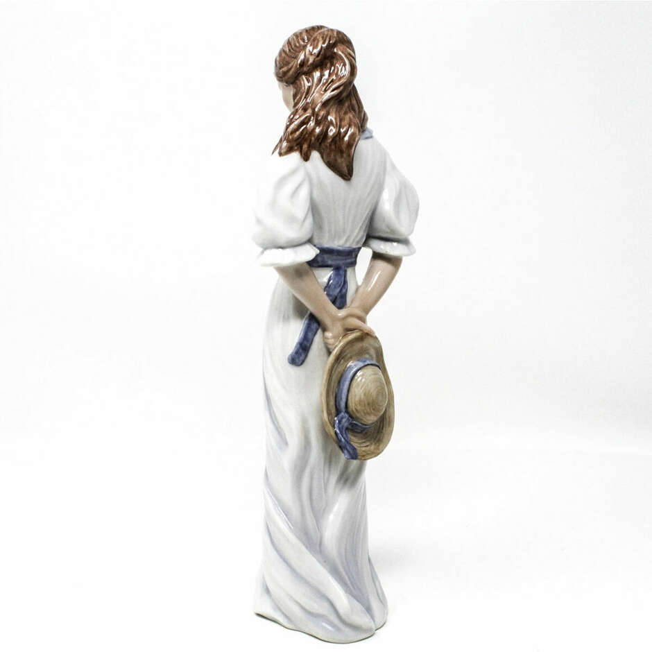 Royal Copenhagen Lady with Hat Statue