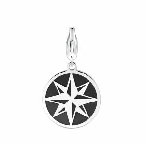Sagapo Happy Compass Rose Pendant Sagapo Happy Compass Rose Pendant
