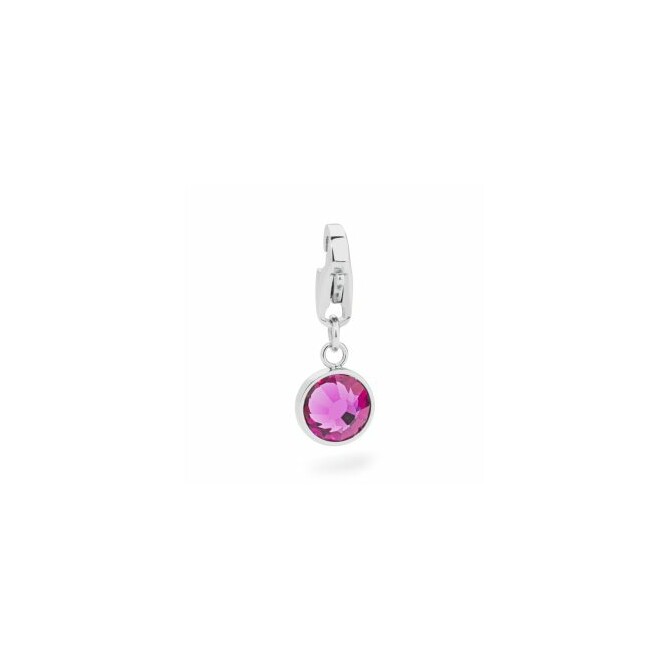 Sagapo Happy Fuchsia Crystal Pendant