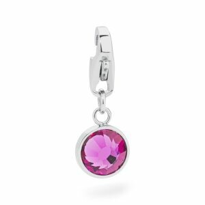 Sagapo Happy Fuchsia Crystal Pendant Sagapo Happy Fuchsia Crystal Pendant