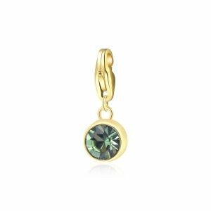 Sagapo Happy Pendant in Green Crystal Sagapo Happy Pendant in Green Crystal