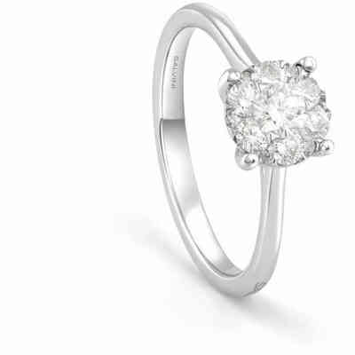 Salvini Aura large ring with diamonds Salvini Aura large ring with diamonds