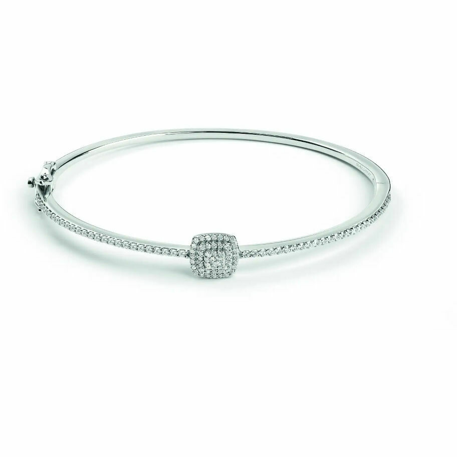 Salvini Bagliori rigid bracelet in white gold and diamonds