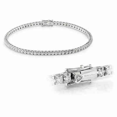 Salvini Battito tennis bracelet in white gold and 1.56ct diamonds Salvini Battito tennis bracelet in white gold and 1.56ct diamonds