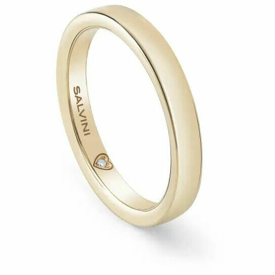 Salvini Battito yellow gold wedding ring size 22