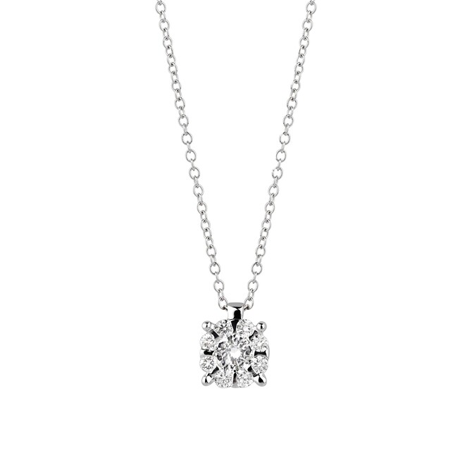 Salvini Daphne necklace in white gold and diamonds