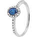 Salvini Dora ring in white gold, diamonds and sapphire Blue sapphire